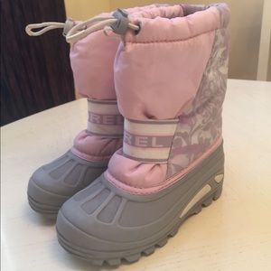 Sorel Waterproof Kids Snow boots in Size 12